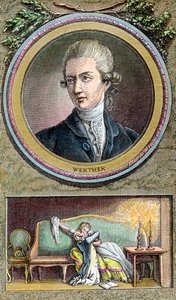 Het lijden van de jonge Werther door Unbekannter Künstler