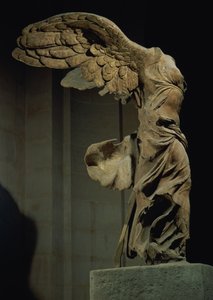De Overwinning van Samothrace (Parisch marmer) door Unbekannt