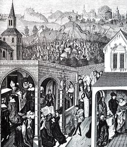 De kroning van Filips II van Frankrijk