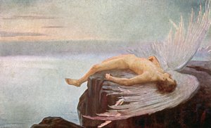 De val van Icarus. Illustratie door E. N. Klakatschewa, Hongarije