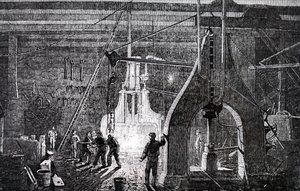 De productievloer van Robert Stephenson and Company