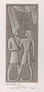 Thebe, Karnak close-up door Unbekannt
