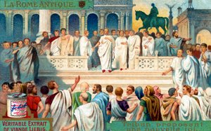 Tribuun in de Romeinse Republiek: Voorstellen van een wet door Unbekannter Künstler