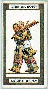 Verenigd Koninkrijk: Sigarettenkaarten - WW1 Werving