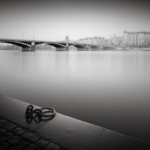 Vltava Rivier Studie, Praag, Tsjechië, 2015 door Leopold Blonder