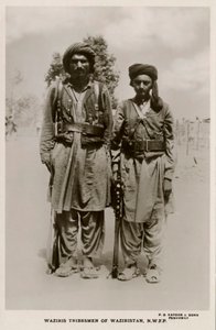 Waziris stamleden van Waziristan, N.W.F.P. door Unbekannter Künstler