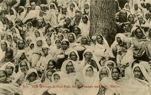 Vrouwen op de Sipi-beurs 