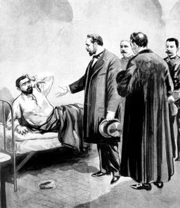de Vacher Affaire, in Frankrijk eind 19e eeuw, een van de eerste seriemoordenaars, hier Joseph Vacher die wakker wordt in de gevangenis op de ochtend van zijn executie 31 december