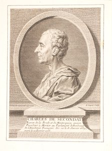 Charles-Louis de Secondat, Baron de La Brède et de Montesquieu door Unbekannter Stecher