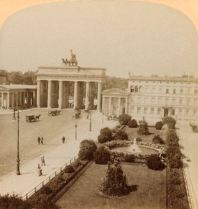 Brandenburger Tor, Unter den Linden, Berlijn, Duitsland