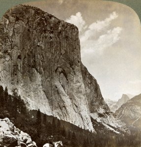 El Capitan en Half Dome, Yosemite Valley, Californië, VS, 1902