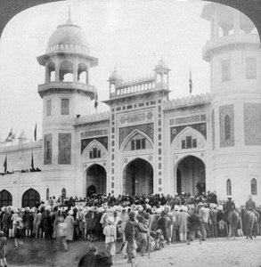 Lord Curzon opent de Indiase Kunsttentoonstelling, Delhi, India, 1903
