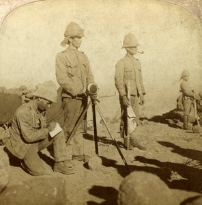 Seingevers van het Yorkshire Regiment, New Zealand Hill, Zuid-Afrika, Boerenoorlog, 1900