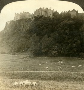 Stirling Castle, de zetel van oude koningen...Schotland, ca. 1900 door Underwood and Underwood