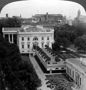 Het Witte Huis, Washington DC, VS door Underwood and Underwood