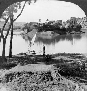 Het eiland Philae, Egypte, 1905