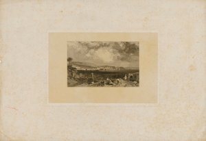 Landschap van stad aan de baai