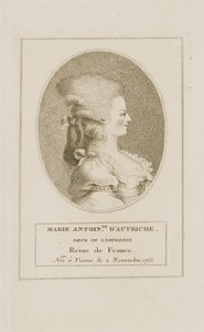 Marie Antoinette door Unidentified