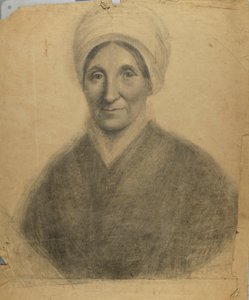 Vrouw met tulband door Unidentified
