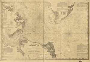 Chesapeake Bay, Sheet no. 1, York River, Hampton Roads, Chesapeake ingang... LOC 99447134