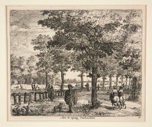 Aan de ingang van de Harit