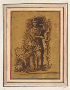 Allegorische vrouwelijke figuur door Unknown
