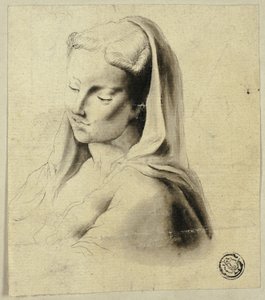 Buste van een Vrouw met Sluier door Unknown