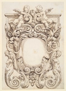 Cartouche ontwerp door Unknown
