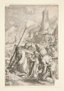 Christus Draagt het Kruis door Unknown