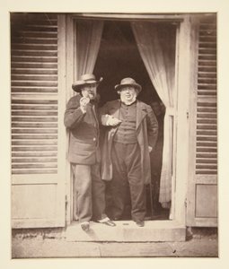 Gavarni en Jules Janin door Unknown