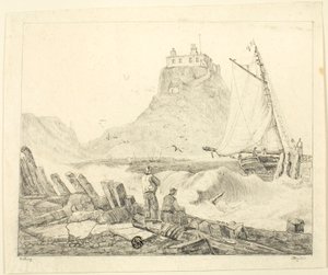 Haven met Oud Kasteel door Unknown