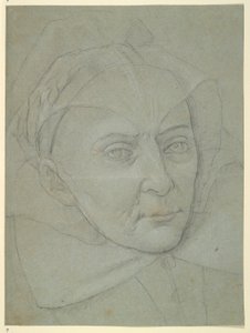 Hoofd van een vrouw door Unknown