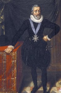 Indre & Loire N* 213 - Kasteel de Plessis-les-Tours - Portret van Hendrik IV - Franse school van de 17e eeuw
