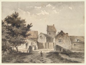 Landschap met gebouwen