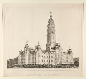 Nieuw Stadhuis, Philadelphia door Unknown