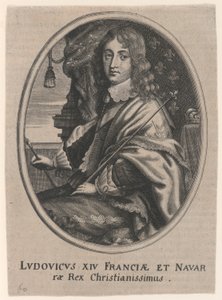 Portret van Lodewijk XIV, koning van Frankrijk en Navarra (Ludovicus XIV Franciae et Navarrae Rex Christianissimus) door Unknown