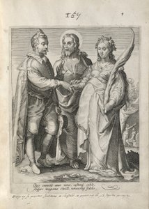Quos connectit amor verus (Allegorie van het Trouwe Huwelijk)