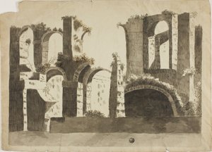 Romeinse ruïnes door Unknown