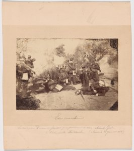 Schermutseling tussen een Pruisische verkenningseenheid en vooruitgeschoven troepen van het leger van Faidherbe (Amiens, 21 januari 1871). door Unknown