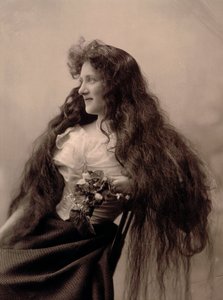 Theateractrice - dramatische actrice door Unknown