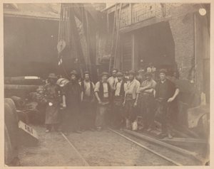 Zonder titel [IJzerwerkers bij de West Point Foundry, Cold Spring, New York]