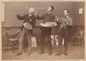 uit een album met portretten door Unknown