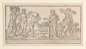 pagina uit kopie naar Francesco Colonna door Unknown