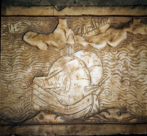 Een Genuees schip (detail)