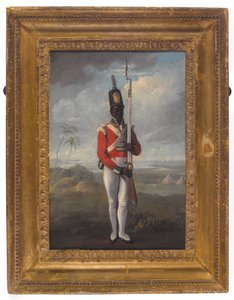Een soldaat van het 8e West-Indische Regiment