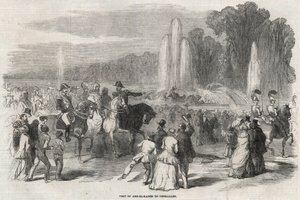 Abd al Qadir (1808-1883), Algerijnse vrijheidsstrijder, met oorlogsminister Alphonse Henri d