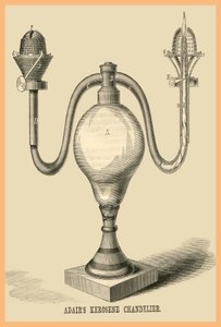 Adairs Kerosine Kroonluchter door Unknown Artist