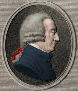 Adam Smith 1723-1790 - gravure - 19e eeuw