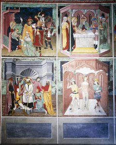 Aanbidding der wijzen, besnijdenis, bespotting, geseling, Leven van Christus (15e eeuw)