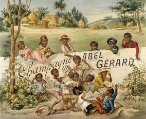 Reclameposter voor Champagne Abel Gérard, eind 19e eeuw door Unknown artist